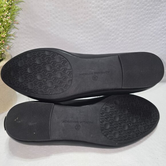 ADRIENNE VITTANDINI WOMEN'S DRU RHINESTONE GLAM LOAFER, BLACK SIZE 8.5 NWOT - Picture 5 of 5
